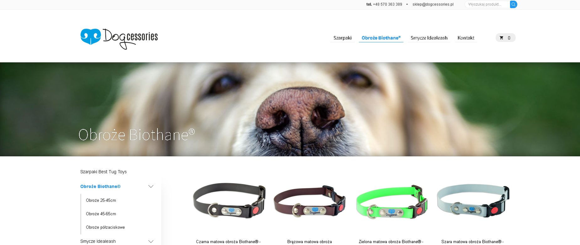 Nawiązaliśmy właśnie współpracę z firmą DOGCESSORIES