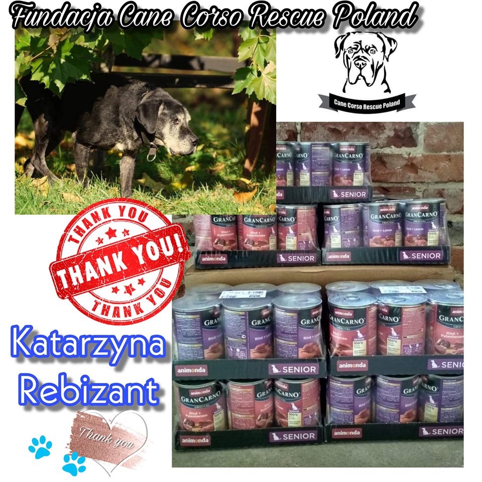 Podziękowania dla Kasieńki za puszeczki ?